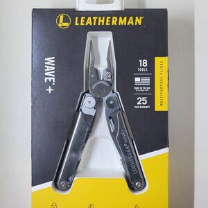 LEATHERMAN, Wave+, 18-in-1 Full-Size, Versatile Multi-tool, Stainless Steel
